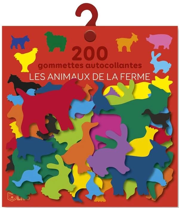 Les animaux de la ferme : 200 gommettes autocollantes : [Autocollant]