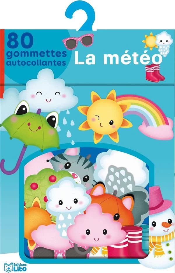 La météo : 80 gommettes autocollantes
