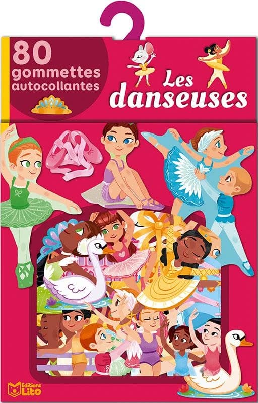 Les danseuses : 80 gommettes autocollants : [Autocollant]