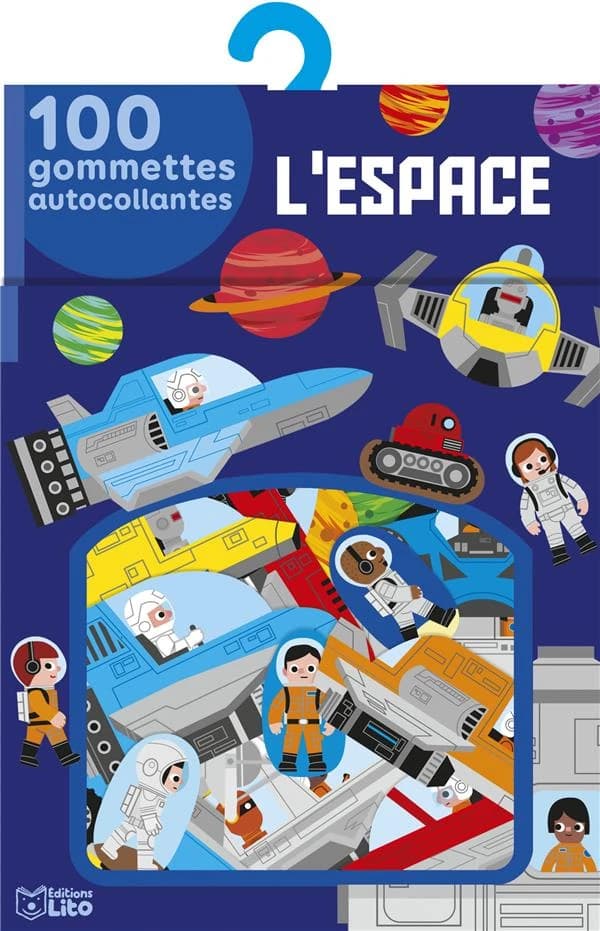 L'espace : 100 gommettes autocollantes : [Autocollant]