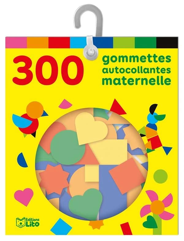 300 gommettes autocollantes ; maternelle