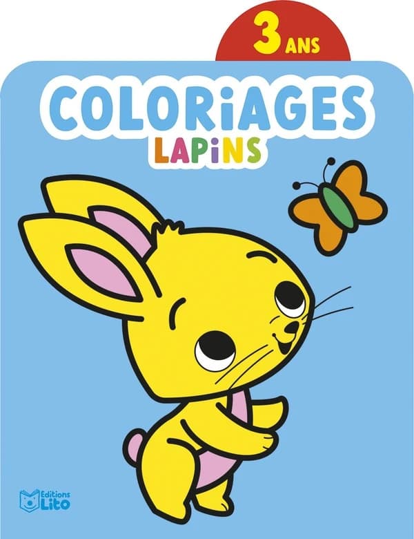 Coloriages lapins : dès 3 ans : [Album à colorier]