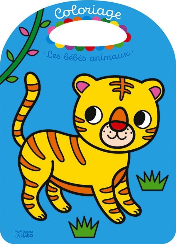 Les bébés animaux sauvages : [Album à colorier]