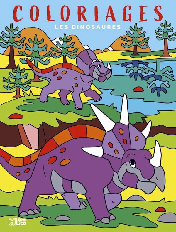 Coloriages : les dinosaures : [Album à colorier]