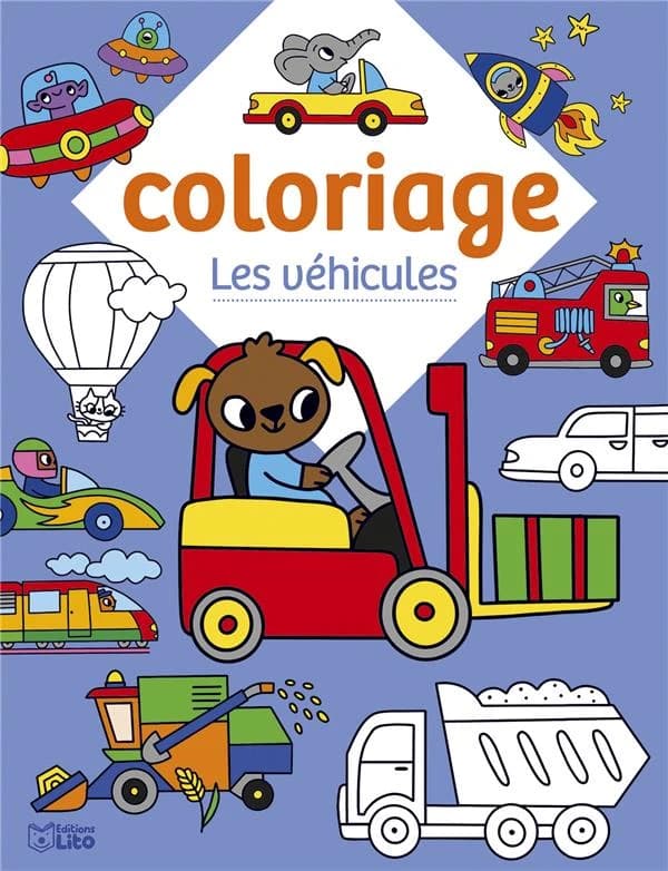 Coloriage : les véhicules : dès 4 ans : [Album à colorier]