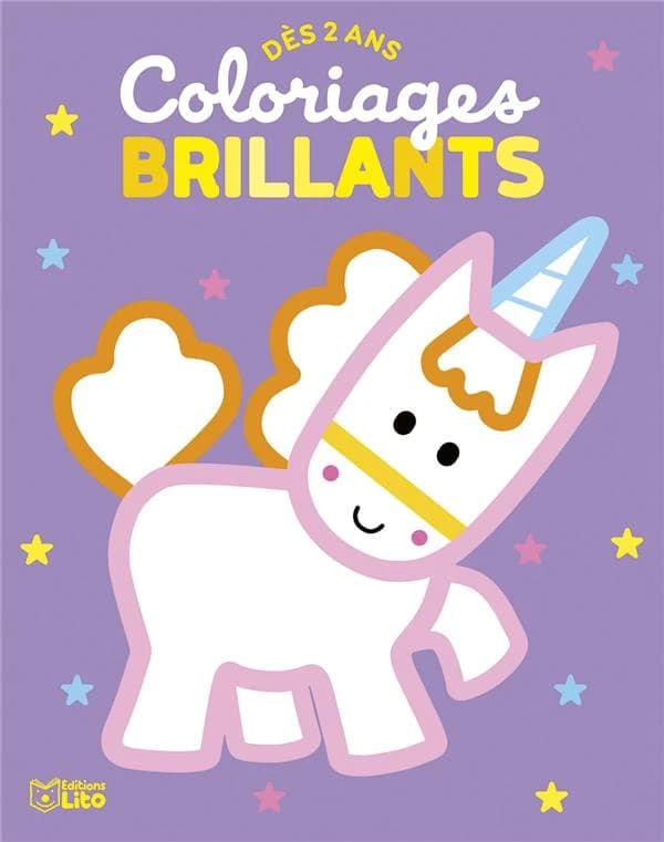 Coloriages brillants : Licornes
