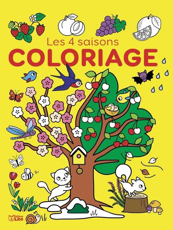 Coloriage des 4 saisons : [Album à colorier]