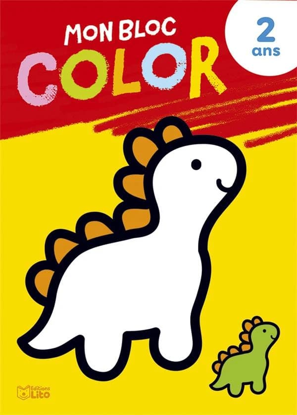 Mon bloc color : le dinosaure