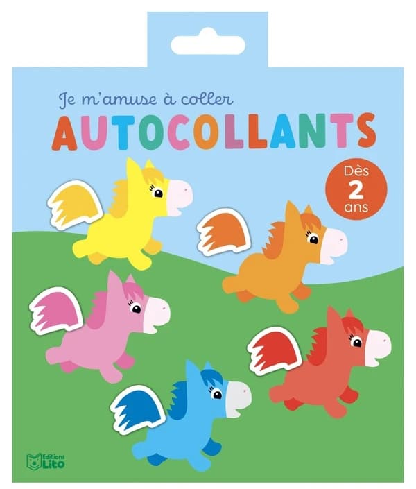 Je m'amuse à coller : Autocollants : Les poneys