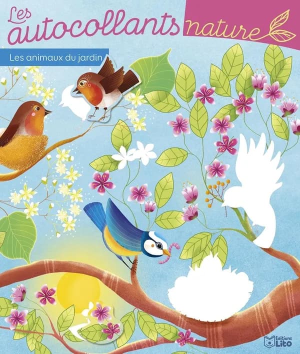 Les autocollants nature : Les animaux du jardin
