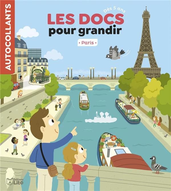 Les docs pour grandir : Paris : dès 5 ans : [Autocollant]