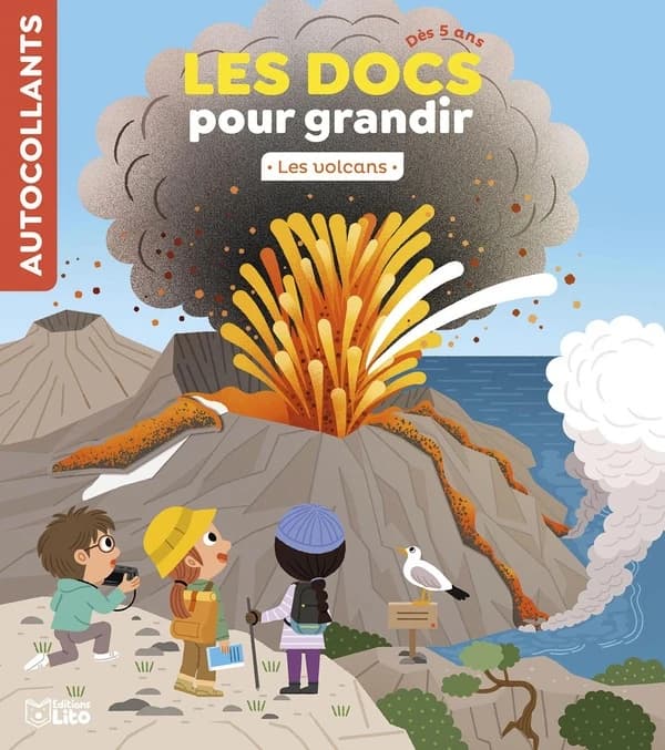 Les volcans : Autocollants