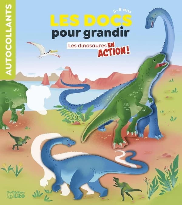 Les docs pour grandir : Les dinosaures en action !
