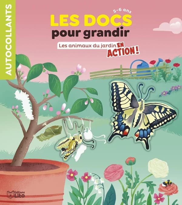 Les docs pour grandir : Les animaux du jardin en action !