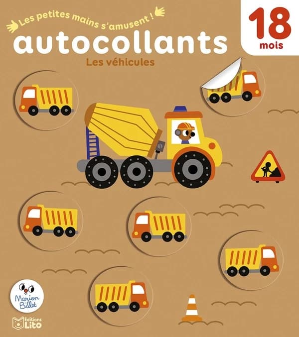 Les petites mains s'amusent autocollants : Les véhicules