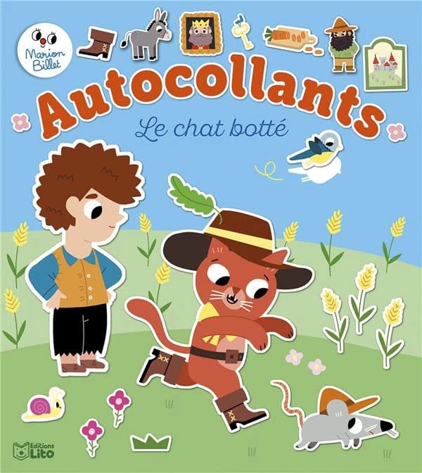 Autocollants : le chat botté