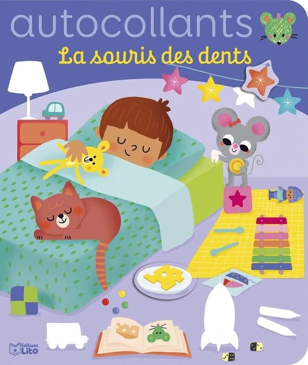 Autocollants : La souris des dents