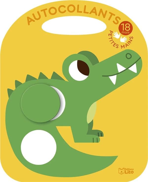Les animaux sauvages : autocollants : petites mains : 18 mois : [Autocollant]