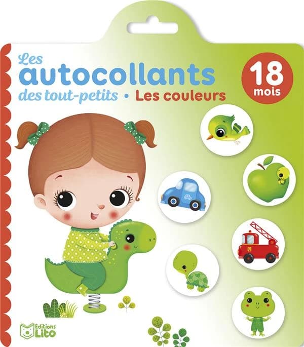 Les enfants qui s'amusent : les autocollants des tout-petits : les couleurs : 18 mois : [Autocollant]