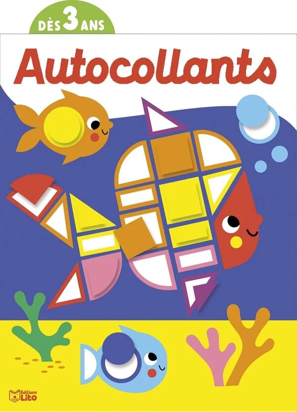 Autocollants : le poisson : dès 3 ans : [Autocollant]