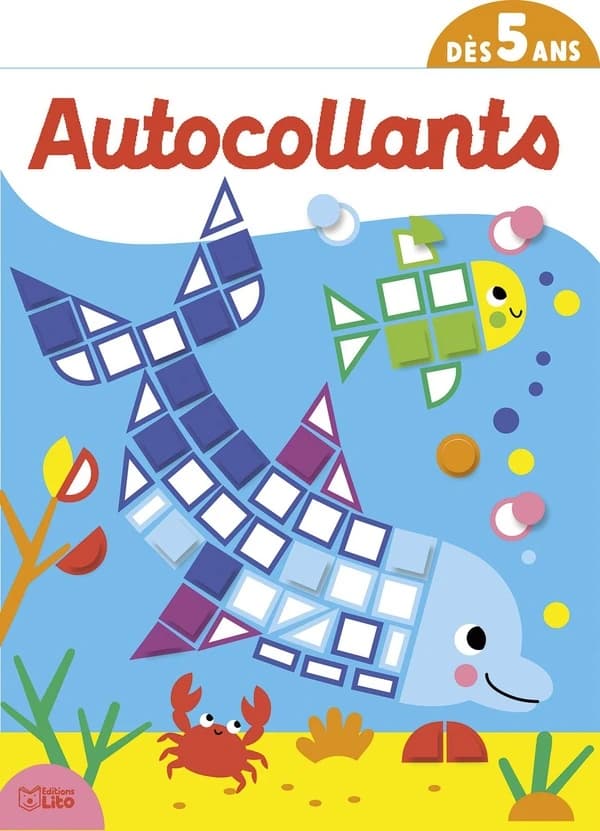 Autocollants : le dauphin : dès 5 ans : [Autocollant]