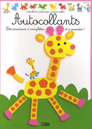 Autocollants. Girafe