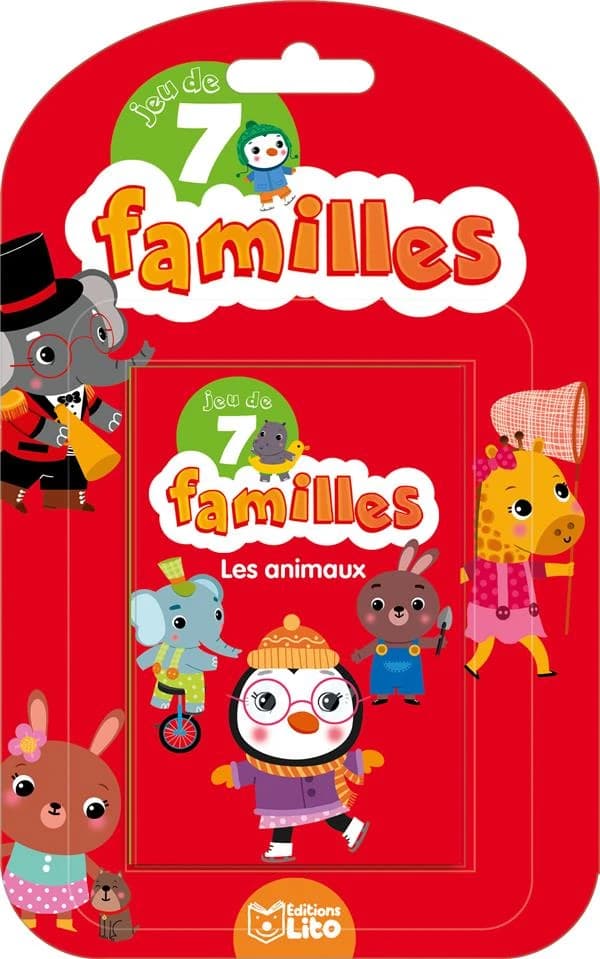 Jeux de 7 familles: Les animaux - Dès 5 ans