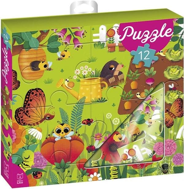 Ma boîte à puzzle : 12 pièces : jardin