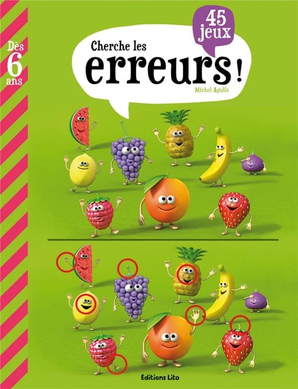 Cherche les erreurs ! : 45 jeux