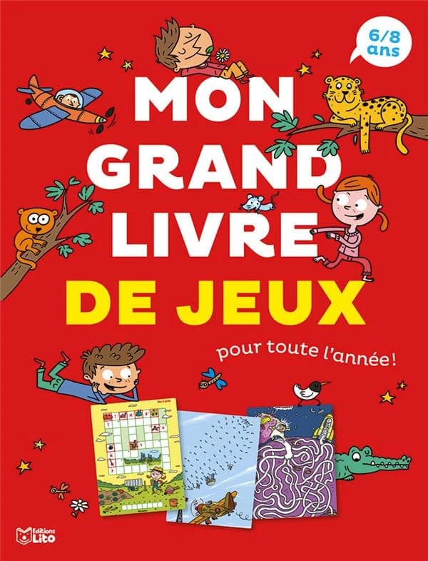 Mon grand livre de jeux pour toute l'année