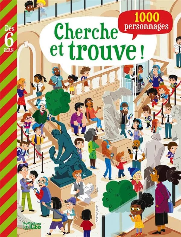 Mon grand livre de jeux : 1000 personnages ; cherche et trouve !