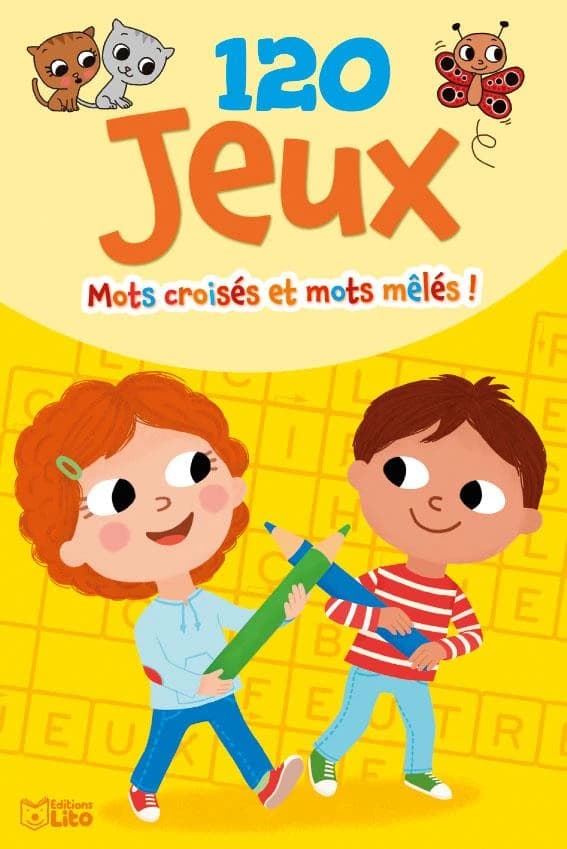 120 jeux ; mots croisés et mots mêlés !