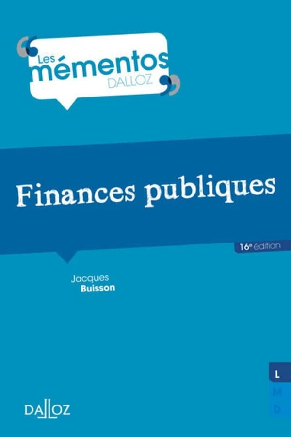 Finances publiques (16e éd., 2015) Jacques Buisson,...