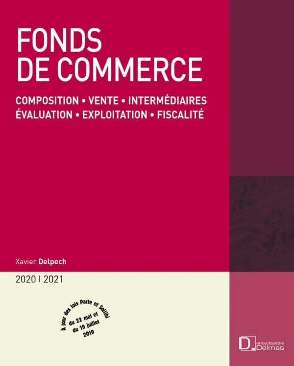 Fonds de commerce : composition, vente, intermédiaires, évaluation, exploitation, fiscalité (19e éd., 2019) Xavier Delpech