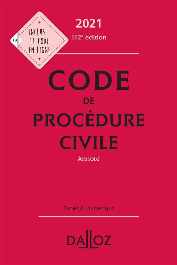 Code de procédure civile : annoté (112e éd., 2021)