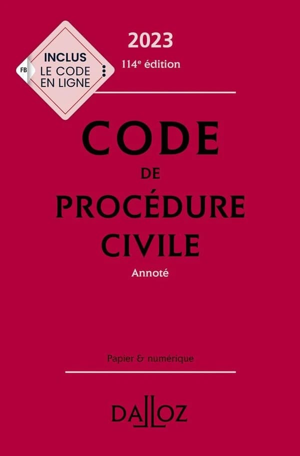 CODE DE PROCEDURE CIVILE.