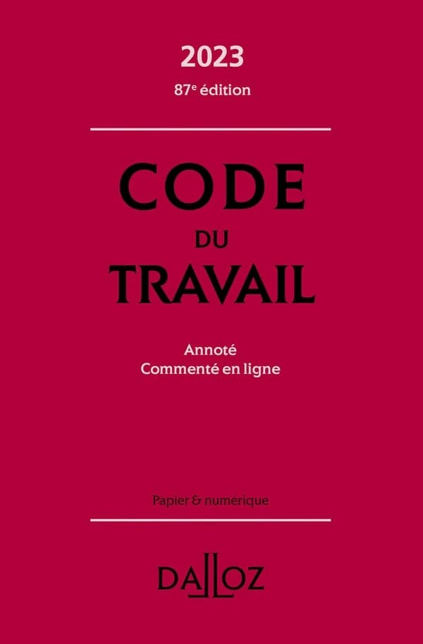 Code du travail : annoté, commenté en ligne (87e éd., 2022)