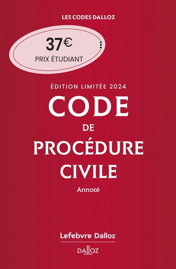 Code de procédure civile : annoté (édition 2024)