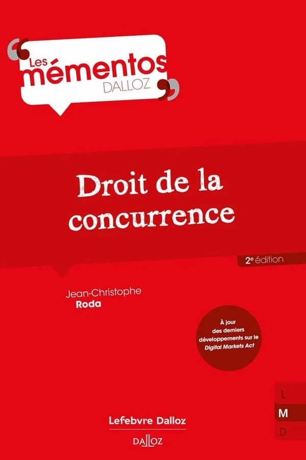 Droit de la concurrence (2e éd., 2025) Jean-Christophe Roda,...