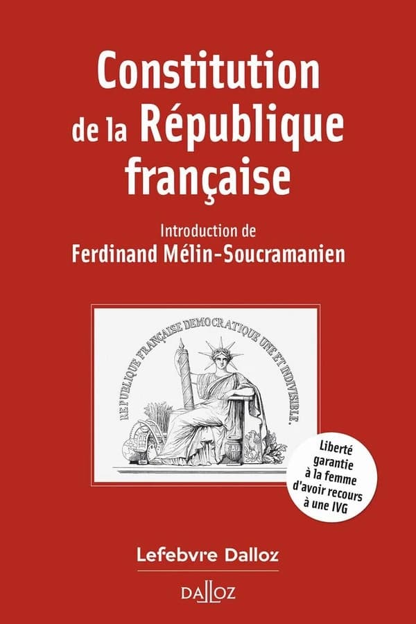 Constitution de la République française (Nouvelle éd.) introduction de Fredinand Mélin-Soucramanien,...