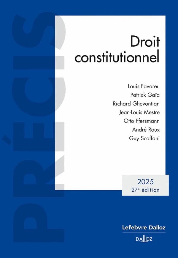 Droit constitutionnel (27e éd., 2025)