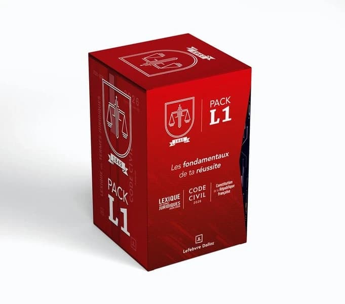 Pack L1 2026 : Code civil ; Lexique des termes juridiques ; Constitution de la république française (24e édition)