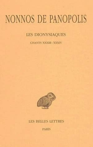 Les Dionysiaques Tome XI