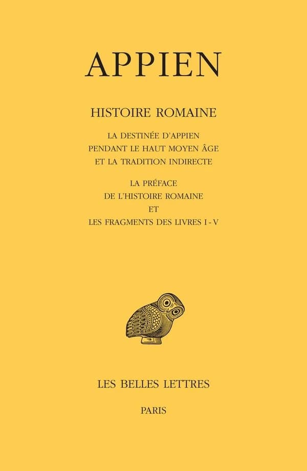 Histoire romaine. Tome 1, La préface de l'"Histoire romaine" et les fragments des livres I-V