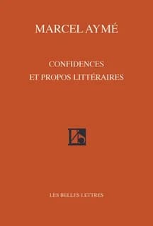 Confidences et propos littéraires