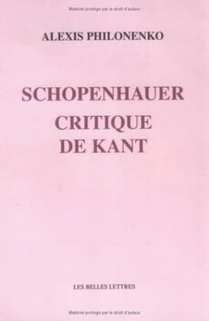 Schopenhauer, critique de Kant