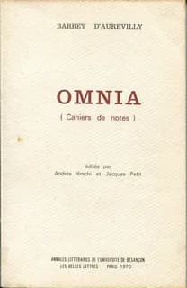 Omnia ; cahiers de notes