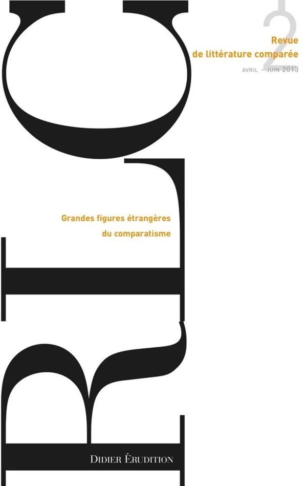 Revue de littérature comparée n.346