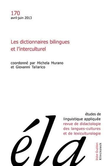 Les dictionnaires bilingues et l'interculturel