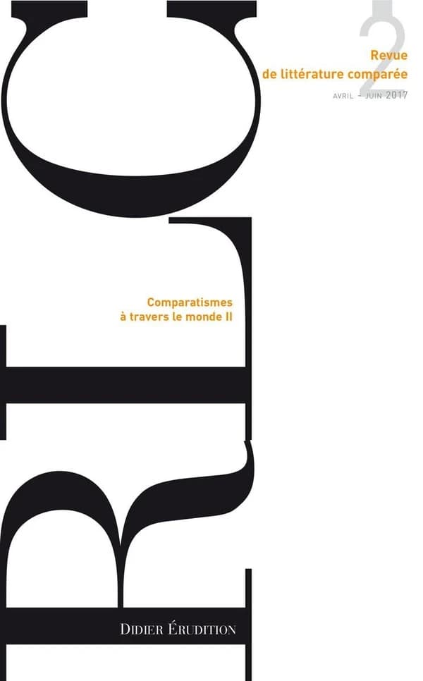 Revue de Litterature Comparee - No2